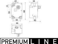 Element de reglare, clapeta MAHLE AA 71 000P