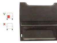 Element reparatie usa Ford TRANSIT (VE6/VE64/VE83), 10.1985-09.1994 (pt modele cu 2 usi spate), partea stanga, usa spate, pana la geam,,
