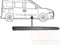 Elemente decorative/protectie, portiera FIAT DOBLO Combi (263_, 152) (2009 - 2016) VAN WEZEL 1638424