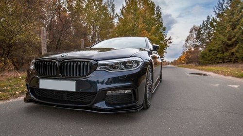 Elemente tuning Bmw G30 seria 5 prelungire bara fata spate praguri eleron grile negre ⭐⭐⭐⭐⭐