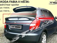 Eleron adaos portbagaj spoiler tuning sport Skoda Fabia Hatchback HB VRS Rs 2007-2015 v4