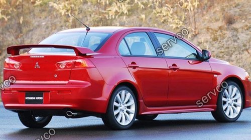 Eleron adaos portbagaj tuning sport spoiler Mitsubishi Lancer GTS Evo X CY2A CZ4A 2007-2017 v1