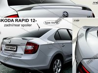 Eleron capota portbagaj spoiler tuning sport Skoda Rapid Mk1 Sedan HB Liftback 2012-2017 v1