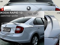 Eleron capota portbagaj spoiler tuning sport Skoda Rapid Mk1 Sedan HB Liftback 2012-2017 v2