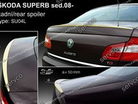 Eleron GTi portbagaj spoiler tuning sport Skoda Superb 2 Mk2 Limuzina Sedan 2008-2015 v3