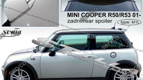 Eleron haion luneta spoiler tuning sport Mini Cooper S JWC Rs 2000-2007 v2