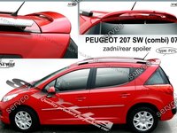 Eleron luneta haion tuning sport Peugeot 207 SW Rally R Cup Super 2000 GTI 2006-2014 v2