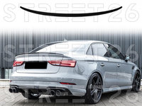 Eleron Portbagaj Compatibil Cu Audi A3 8V Sedan (2013-2020) Negru Lucios