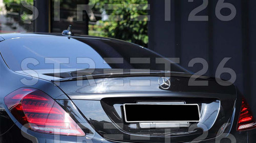 Eleron Portbagaj Compatibil Cu Mercedes S-Class W222 (2014-2020) Negru Lucios