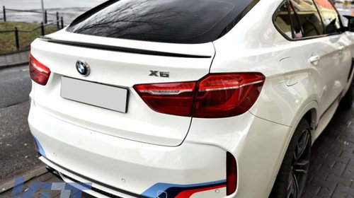 Eleron Portbagaj Negru Lucios compatibil cu BMW X6 F16 (2015+) Negru Lucios