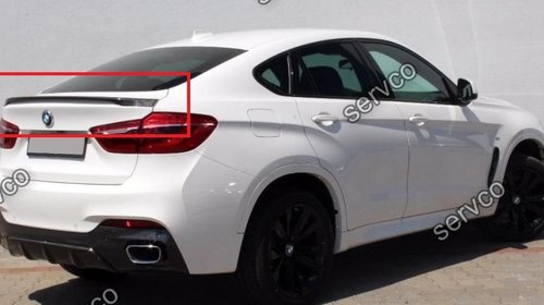 Eleron portbagaj spoiler tuning sport BMW X6 F16 M Performance Aero 2014-2018 ver1