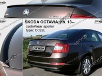 Eleron prelungire portbagaj tuning sport Skoda Octavia 3 Sedan HB 5E RS 2013-2017 v4