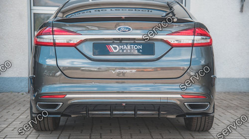 Eleron spoiler cap Ford Mondeo Mk5 Facelift Liftback 2019- v1 - Maxton Design