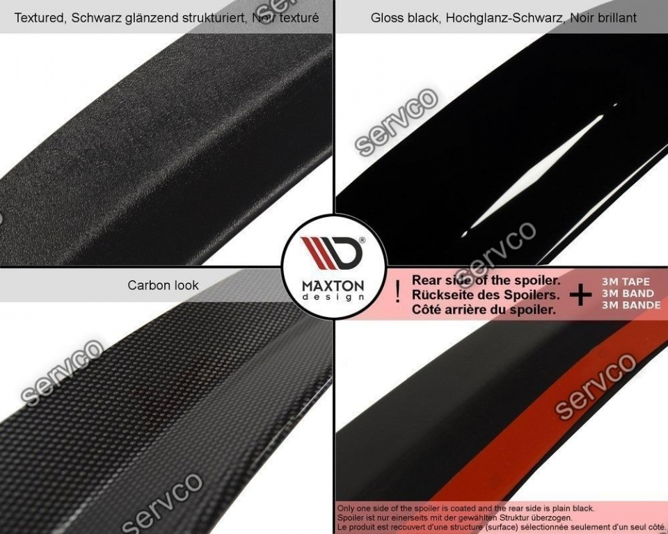 Eleron spoiler cap Opel Corsa D Mk4 OPC 