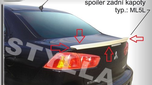 Eleron spoiler portbagaj Mitsubishi Lancer GT