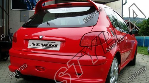 Eleron spoiler tuning sport Peugeot 206 GTI WRC Rally 1998-2010 ver2