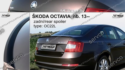 Eleron spoiler tuning sport portbagaj Skoda O