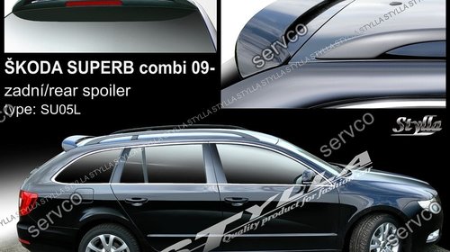 Eleron spoiler tuning sport Skoda Superb 2 Mk