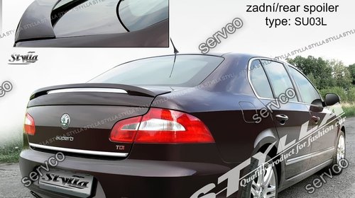 Eleron spoiler tuning sport Skoda Superb 2 Mk