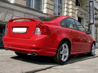 Eleron spoiler tuning sport Volvo S40 R Design T5 D2 D3 D4 2004-2012 ver1