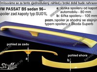 Eleron tuning sport portbagaj Volkswagen Passat B5 3B B5.5 3BG Sedan1996-2005 v9