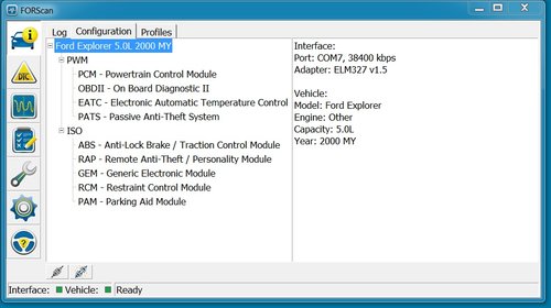 ELM327 USB Modificata Ford Mazda Forscan