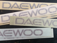 Emblema / Abtibild / Monograma haion "DAEWOO" Daewoo Tico 77821A78B02-000
