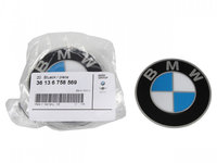 Emblema Autocolant Capac Janta Oe Bmw Seria 3 E30 1982-1992 70MM 36136758569