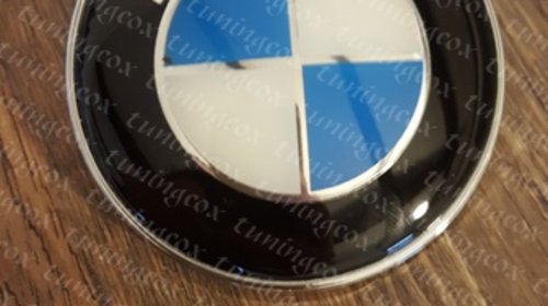 Emblema bmw negru cu alb capota sau portbagaj