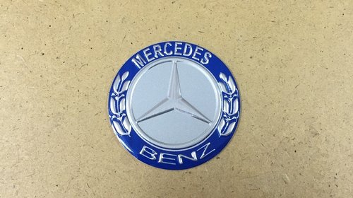 Emblema capac roata MERCEDES albastru/gri 60 