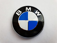 Emblema capota BMW E46 E39 E60 E90 + alte modele 82 / 74 mm clasice