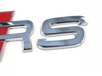 Emblema Haion Oe Audi RS6 Crom Lucios/Rosu 4B08537402ZZ