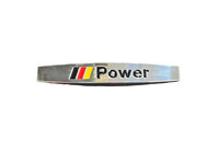 Emblema "POWER" culoare Crom ERK AL-061023-5