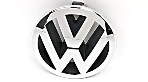 Emblema VW PASSAT B6 pe grila radiator diametru 130 mm crom/negru 3C0853601CFDY