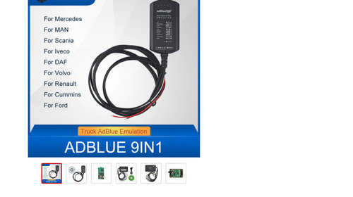 Emulator AdBlue,MAN , Scania , Iveco, DAF, Volvo Renault 130LEI