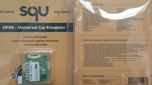Emulator SQU auto universal - IMMO, Tacho, Se