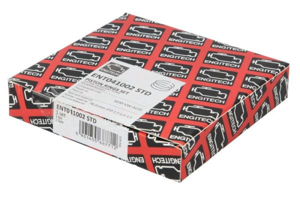 ENGITECH Set segmenti piston ENT041002STD se potriveste la VW EOS (1F7, 1F8) BLF 1598cc 115cp 85kW 2006 2007 2008