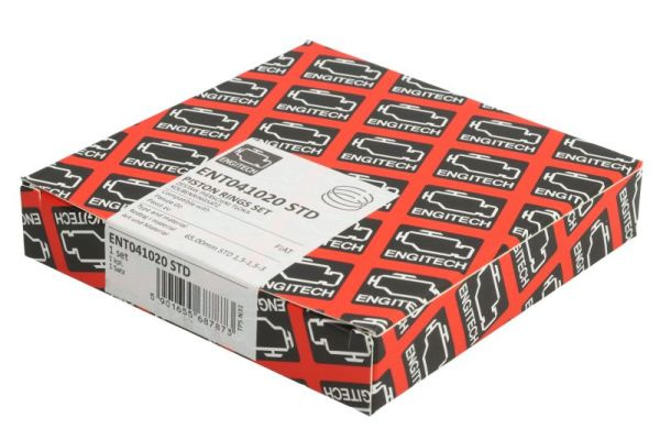 ENGITECH Set segmenti piston ENT041020STD model FIAT PANDA (141_) 1170 A1.046 899cc 40cp 29kW 1992 1993 1994 1995 1996