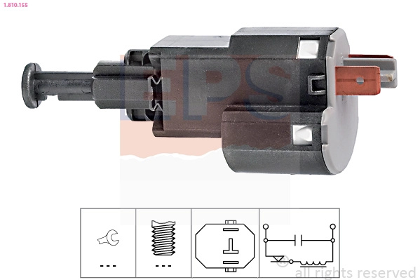 EPS Comutator lumini frana 1.810.155 model VAUXHALL ASTRAVAN Mk IV (G) caroserie inchisa/combi (T98) 1998 1999 2000