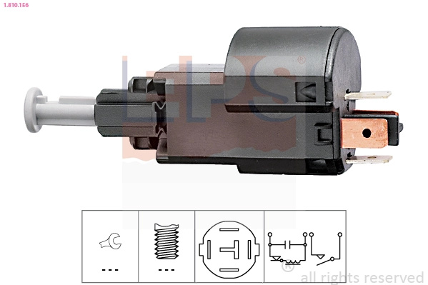 EPS Comutator lumini frana 1.810.156 model VAUXHALL ASTRA Mk IV (G) limuzina (T98) 1998 1999 2000 2001 2002 2003 2004 2005