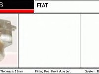 Etrier frana FIAT PANDA 169 DELCOREMY DC82446