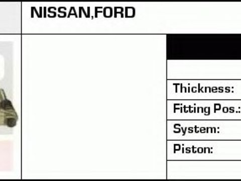 Etrier de Frein Nissan Terrano 2 1996-2002, Coulisseaux+Soufflets