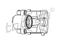 Etrier frana VW FOX 5Z1 5Z3 TOPRAN 110282