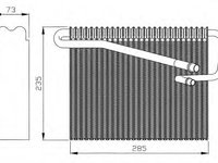 Evaporator aer conditionat 36081 NRF pentru Opel Astra