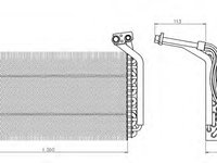 Evaporator aer conditionat 36136 NRF pentru Peugeot 806 Fiat Ulysse CitroEn Evasion CitroEn Synergie CitroEn Dispatch CitroEn Jumpy Fiat Scudo Peugeot Expert