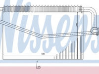 Evaporator aer conditionat 92245 NISSENS pentru Mercedes-benz G-class Mercedes-benz C-class Mercedes-benz Clk