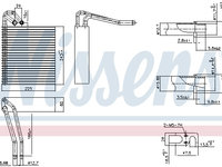 Evaporator aer conditionat 92331 NISSENS pentru Mercedes-benz A-class