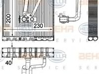 Evaporator aer conditionat AUDI A1 (8X1, 8XF) - Cod intern: W20089050 - LIVRARE DIN STOC in 24 ore!!!