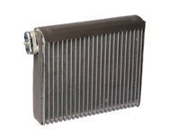 Evaporator aer conditionat, DODGE DAKOTA, 1994-2011, RAM, 2002-2008, aluminiu/ aluminiu brazat, 225x245x48 mm, cu conducta