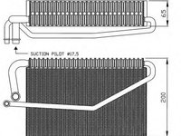 Evaporator aer conditionat MERCEDES C-CLASS (W203) (2000 - 2007) NRF 36118